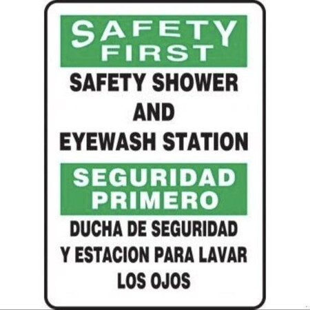 Accuform SPANISH BILINGUAL SAFETY SIGN SBMFSD910XL SBMFSD910XL